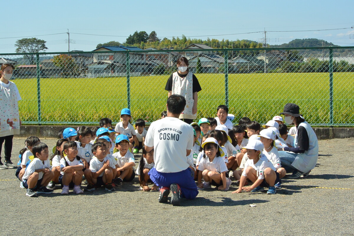 気合い十分 組体操 ゆたか幼稚園